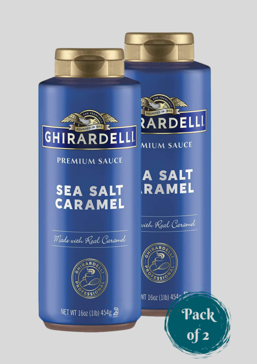 Ghiradelli Sea Salt Caramel Sauce -Pack of 2