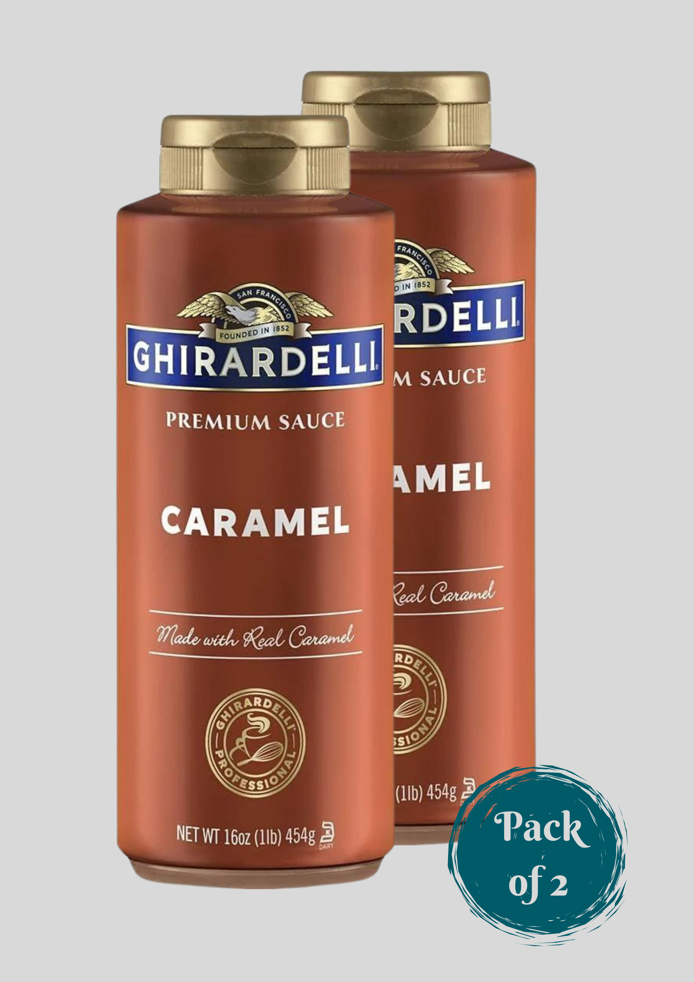 Ghiradelli Carmel Sauce - Pack of 2